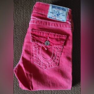 True Religion low rise skinny jeans